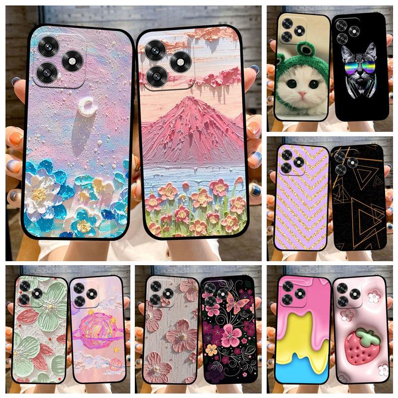 For Honor X5C Plus 4G Deksel Mote Søtt Bakdeksel Myk Silikon TPU Fundas For Honor X5c 4G Telefonvesker NLA-LX1 NLA-LX2P Coque