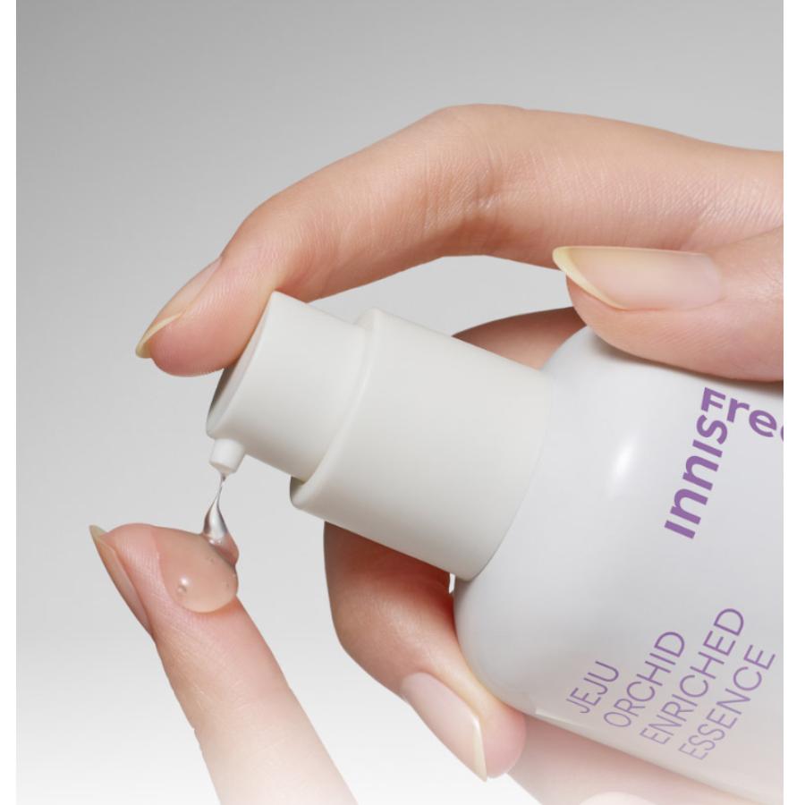 Innisfree Jeju Orchid Enriched Essence 50ml Anti-Aging Hydrating Serum for Smooth, Firm Skin