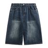 JYL Unisex Wide-Leg Jeans Vintage Loose Floor-Length Casual Denim Trousers