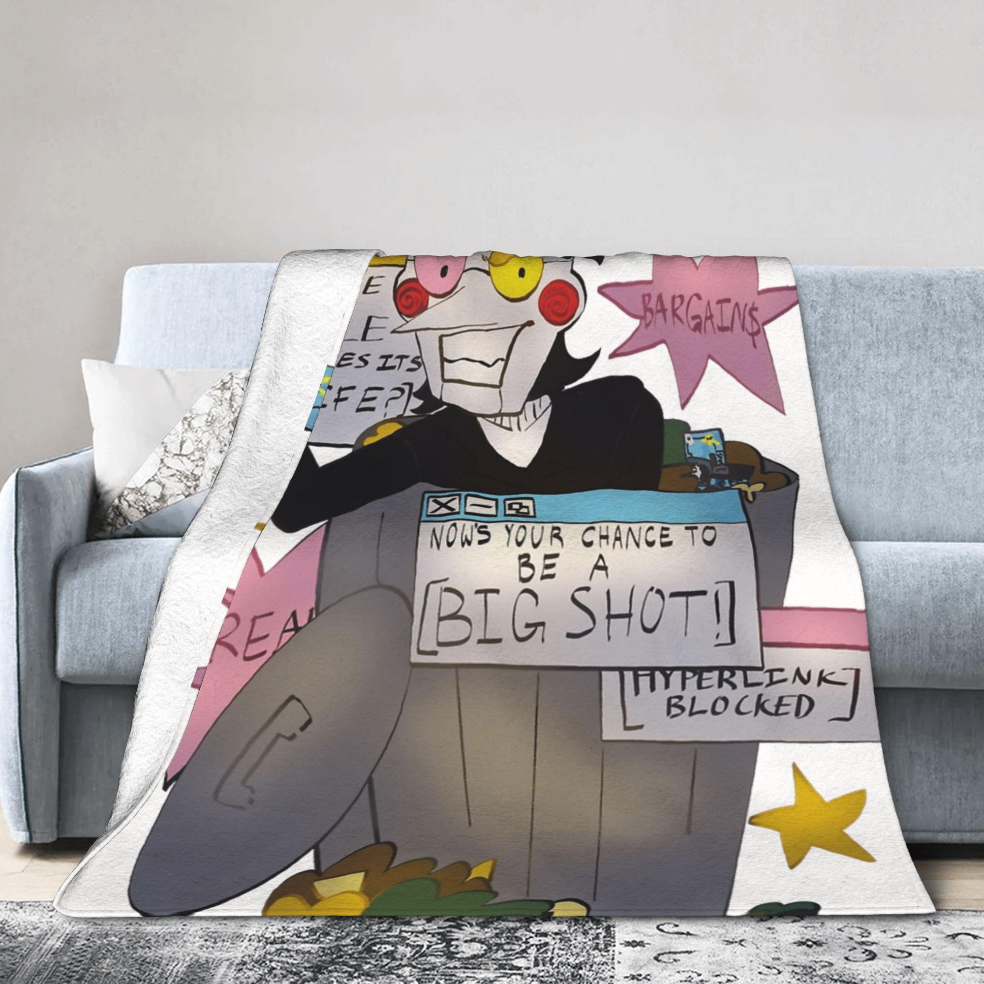 Deltarune Blanket Quality Warm Game Bedding Throws Winter Child Bedroom Aesthetic Bedspread 75x90cm
