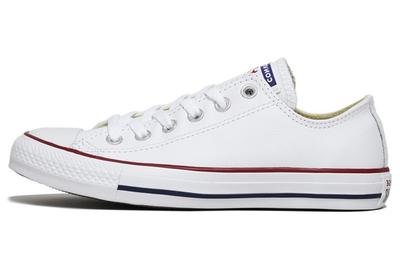 Chuck Taylor All Star Ox "White Leather" Sneakers 132173C