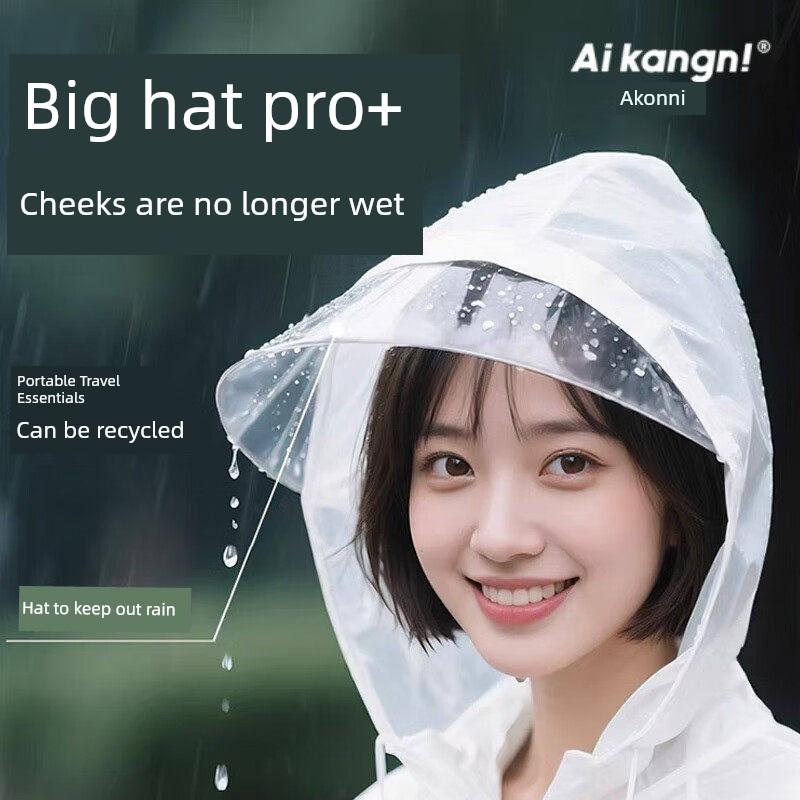 Long Raincoat, Full-Body Rain Protection, Disposable, Thickened for Adults, Suitable for Outdoor Wear, Hiking, Travel, Single-Person Rain Poncho
