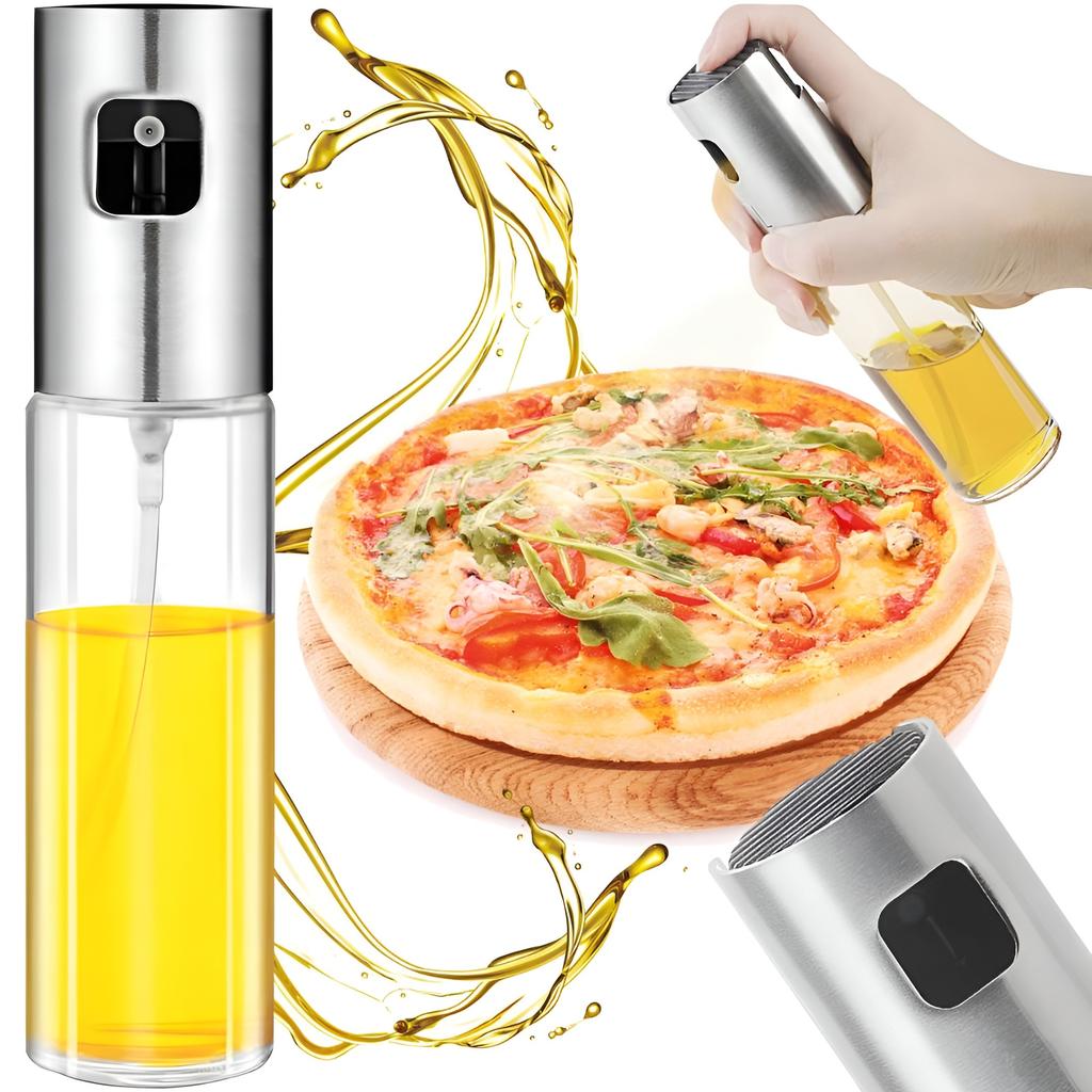 Spryskiwacz dozownik szklany do oleju oliwy octu w sprayu rozpylacz 100 ml