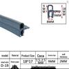 U-Shaped Waterproof Anti-Collision Dustproof Electrical Cabinet Rubber Seal
