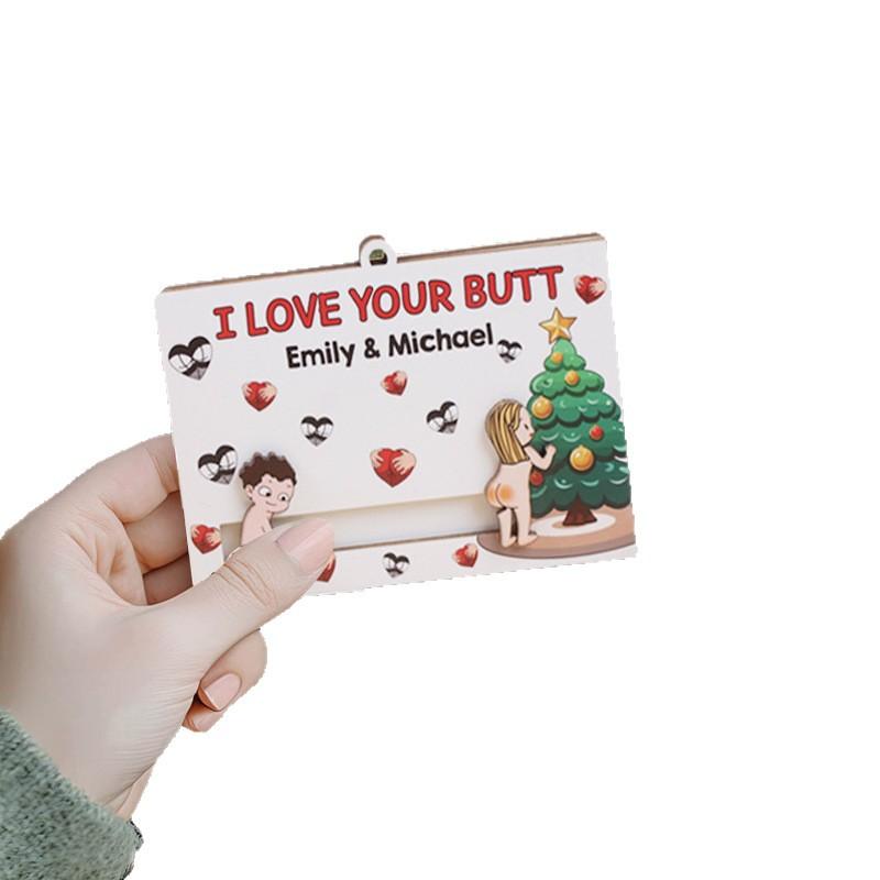 

New Christmas cartoon prank pendant, Christmas tree decoration pendant, Valentine s Day gift