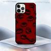 Horror Scary Face Eyes Case For iPhone 17,16,15,14,13,12,11,Pro,Max,Plus,Mini,SE4,E Magnetic Magsafe Wireless Charging