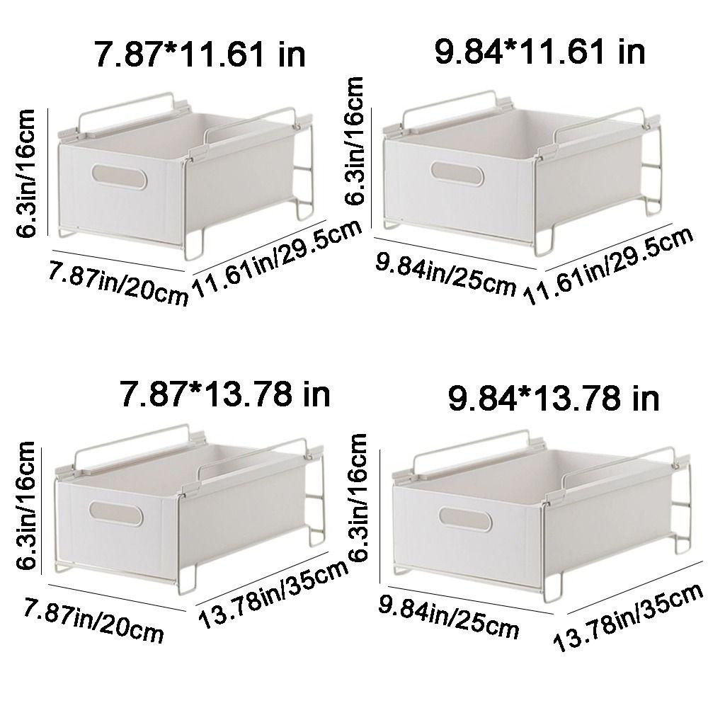 Large Capacity Under Sink Shelf Drawer Type Cabinet Storage Box Durable Cabinets Organizer  Bedroom