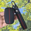 Stylish Line Flip Silicone Key Cover With Keychain, Shockproof Case For Renault Clio Megane Modus Kangoo Lada 2017 Remote Key