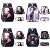 Stylish And Spacious Cartoon Demon Slayer Blade Backpack For School Use