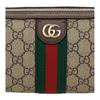 Gucci Ophidia Removable Chain Shoulder Strap Zipper Closure Crossbody Bag Canvas And Leather Trim Mini Women Handbags Beige Ebony 795208-96IWG-8745