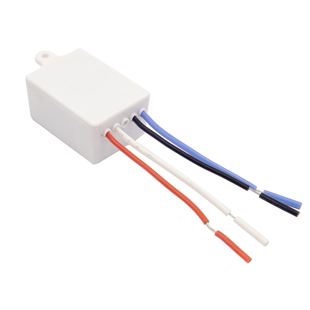 220V Wireless Remote Control Switch Controller Module Works with AC 90V Through 250V Dual Control No Wiring Needed