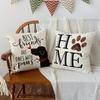 Puppy Pattern Printing Pillowcase Home Bedroom Room Decoration Living Room Sofa Chair Cushion Cover Polyester Material