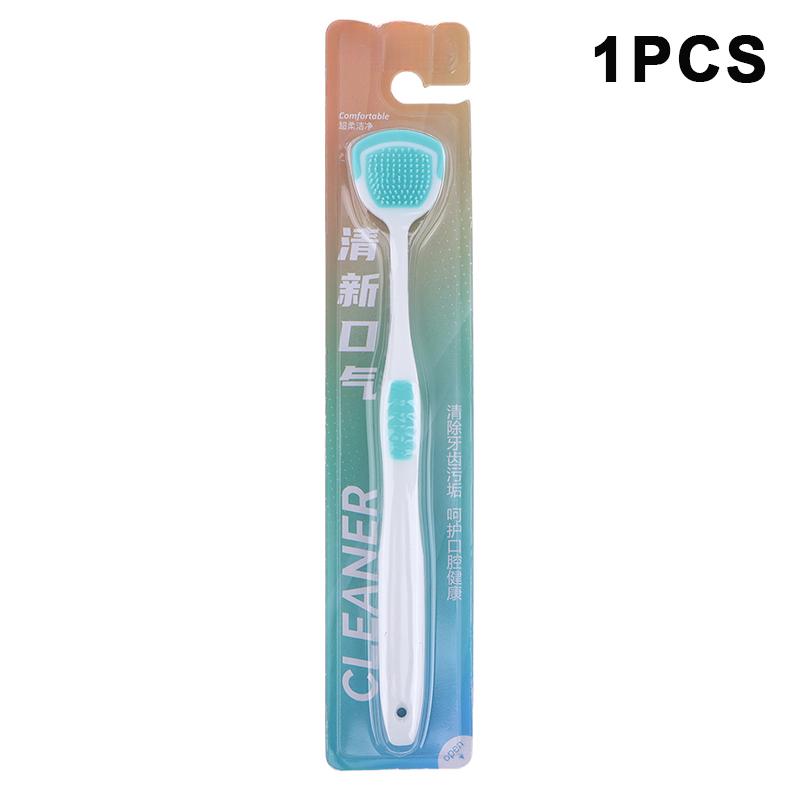 5Pcs Soft Silicone Tongue Scraper Oral Cleaner Brush Fresh Breath Hygiene Care Tools Toothbrush Mouth Cleaning Scraping