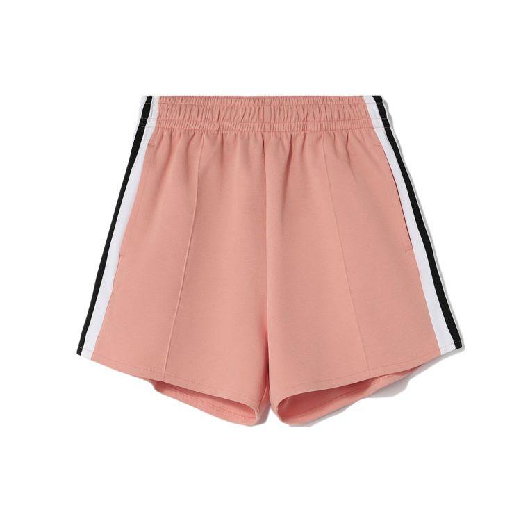 Li Ning Sports Fashion Series Knitted Sports Shorts Women Shorts Pink AKSR602-1