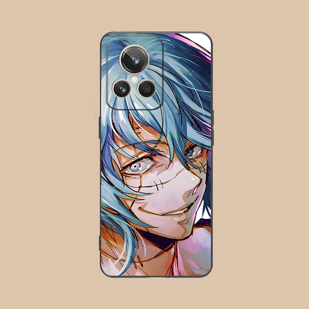 JJK Mahito Phone Case for Realme 15 14 13 12 11 10 9 Pro Plus T i Lite 5G Soft TPU Shockproof Cover