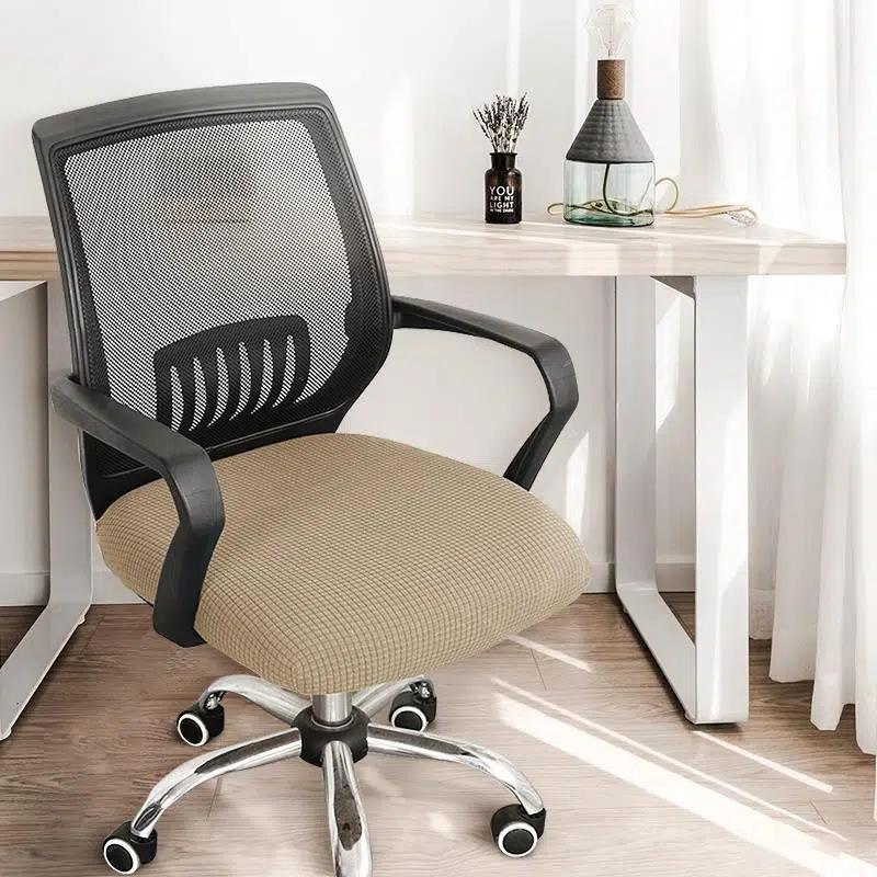 Corn Kernel Stretch Velvet Computer Chair Cover Home Chair Cover Thickened Simple Non-slip Dining Chair