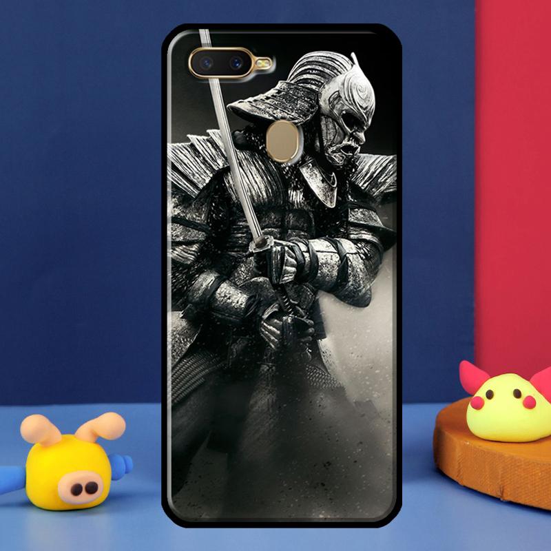 Japanese Samurai Case For Oppo A98 A78 A58 A15 A16 A17 A5 A9 A91 A52 A72 A76 A96 A74 A94 A54 S A57 A77 Cover