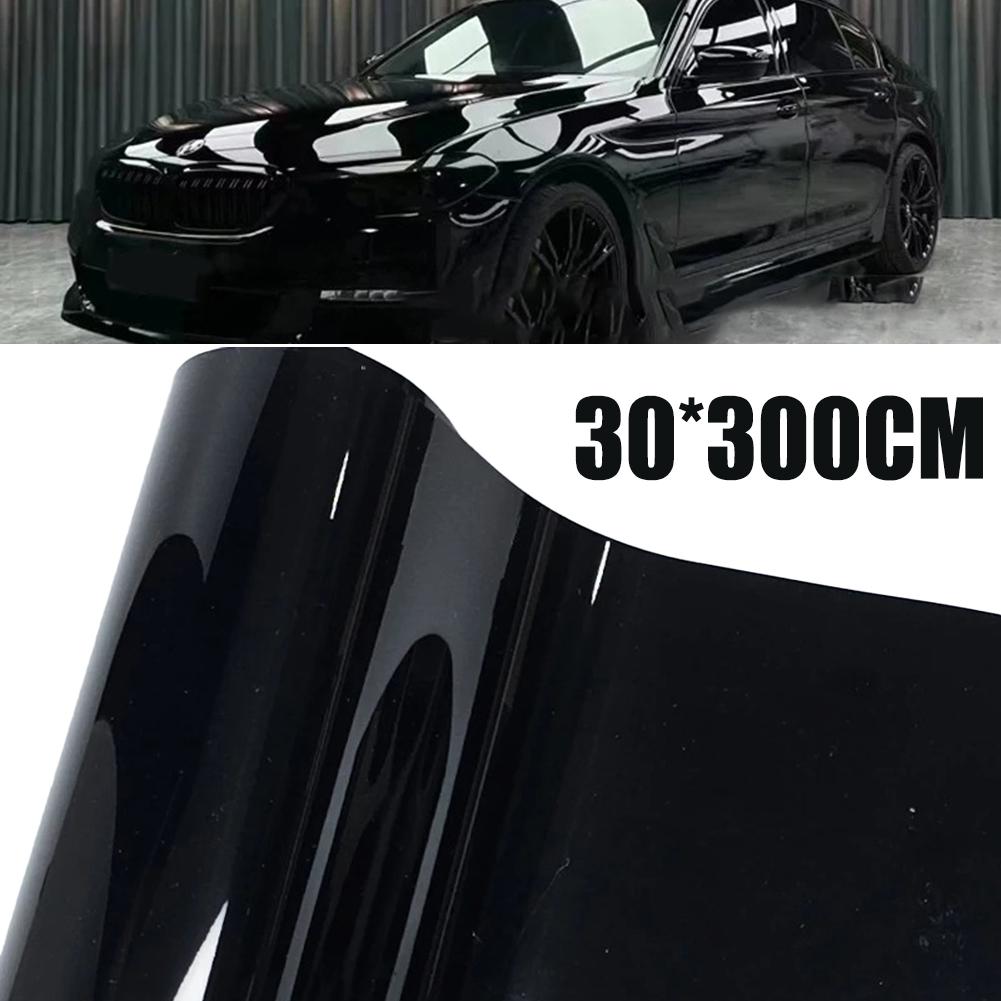 High Gloss Black Vinyl Film for Car Stickers 300CM DIY Friendly Product