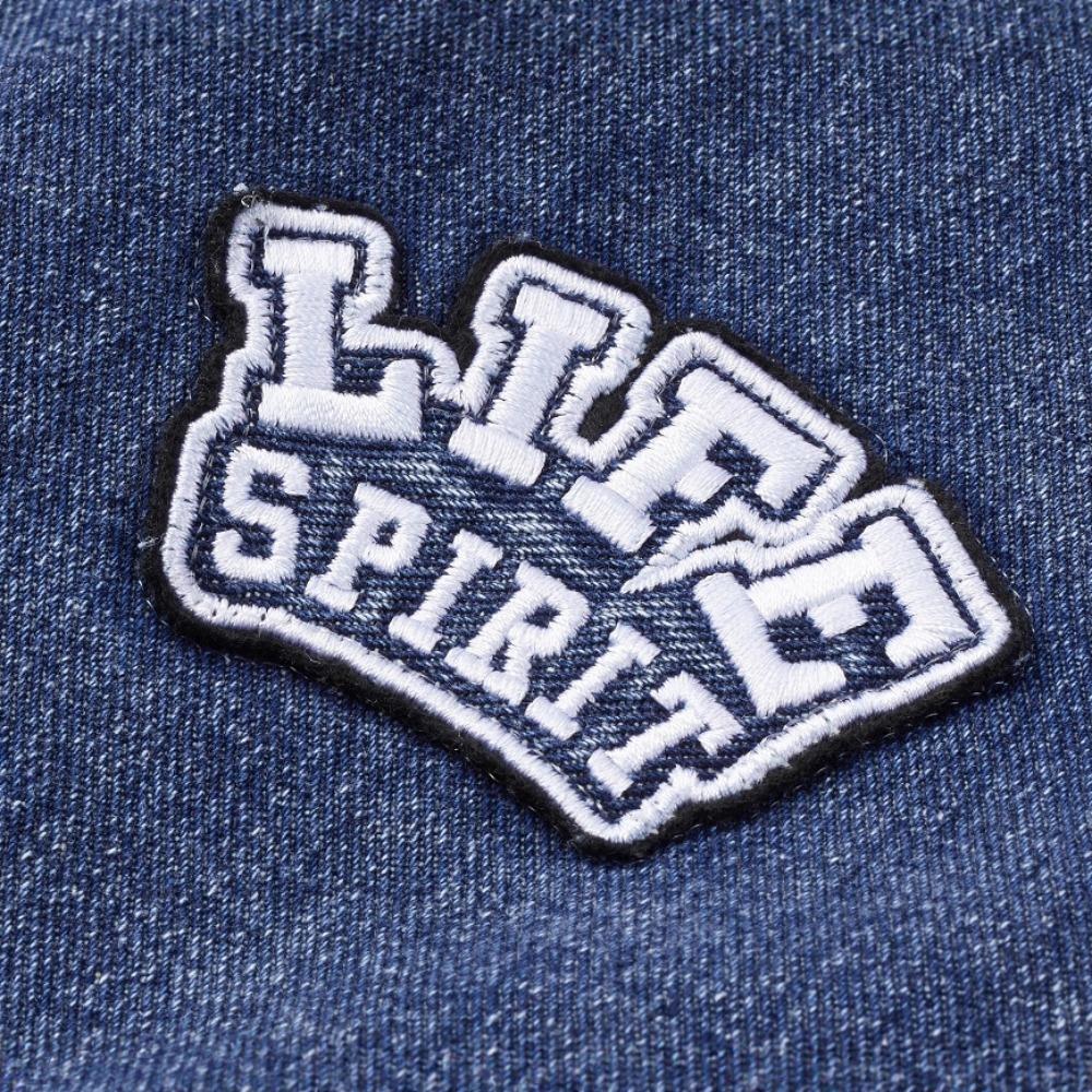 Spring Autumn Men's Pilot Jacket Denim Coat Washed Retro Motorcycle Style Baseball Coat