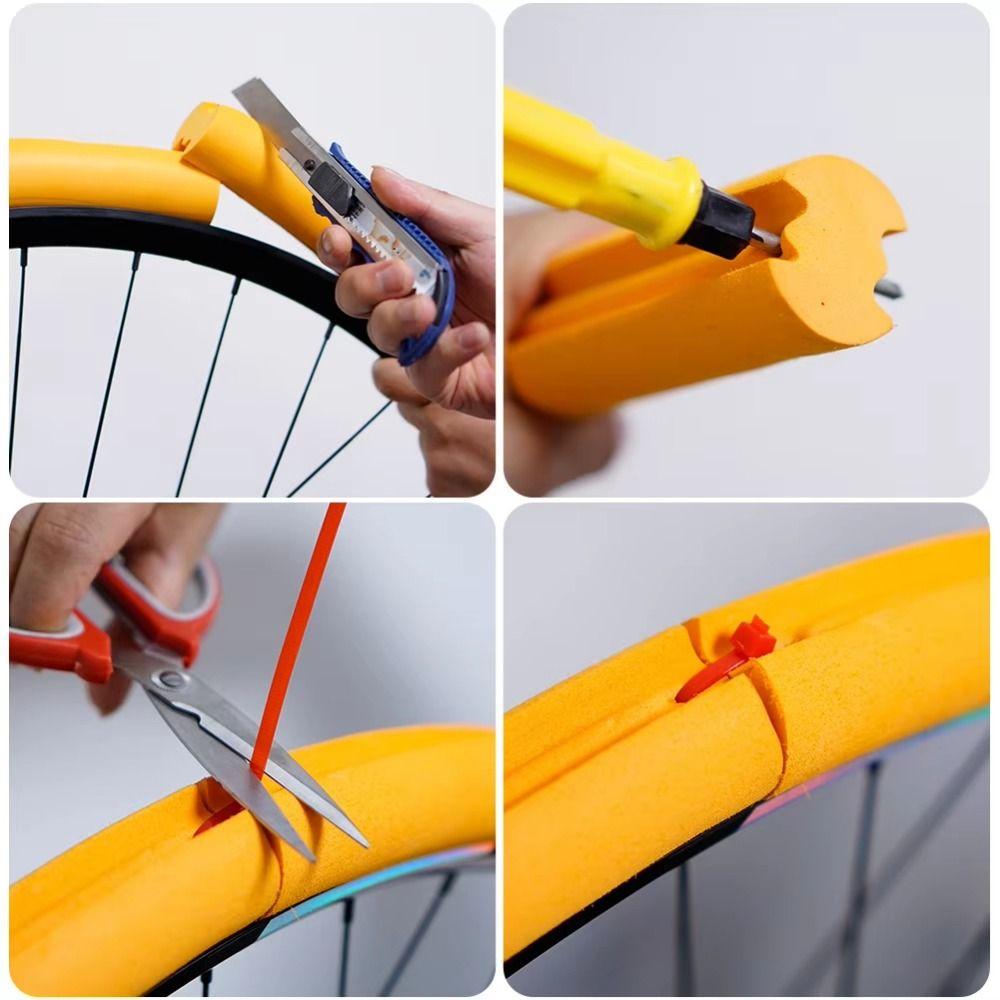 Vacuum Circle Bicycle Tire Liner Tyre Pad Bike Outer Tire Protection Pad  Road Bike