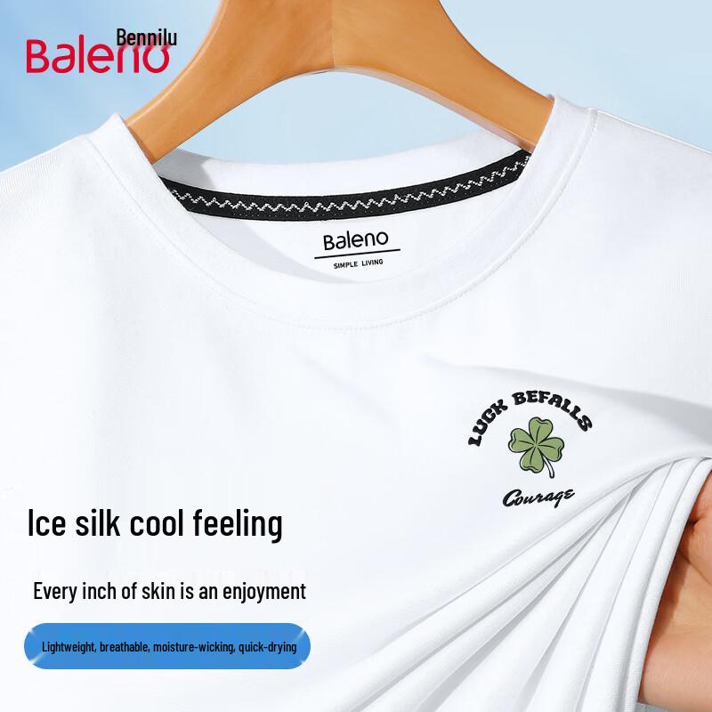 Baleno Men s Ice-Feel Quick-Dry Clover T-Shirt 4XL