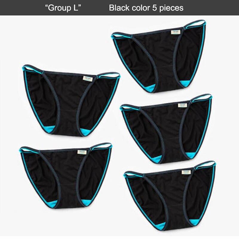Sexy Damen-Unterwäsche, Höschen, Modal-Slips für Damen, einfarbig, niedriger Bund, G-String, nahtlos, Dessous, Damen-Mädchen-Tanga, 5 Stück