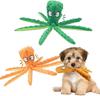 Dog Vocal Toys Octopus Non-stuffed Soft Plush Toy Puppy Educational Teething Chew Toys Pet Supplies for Small Medium Dogs