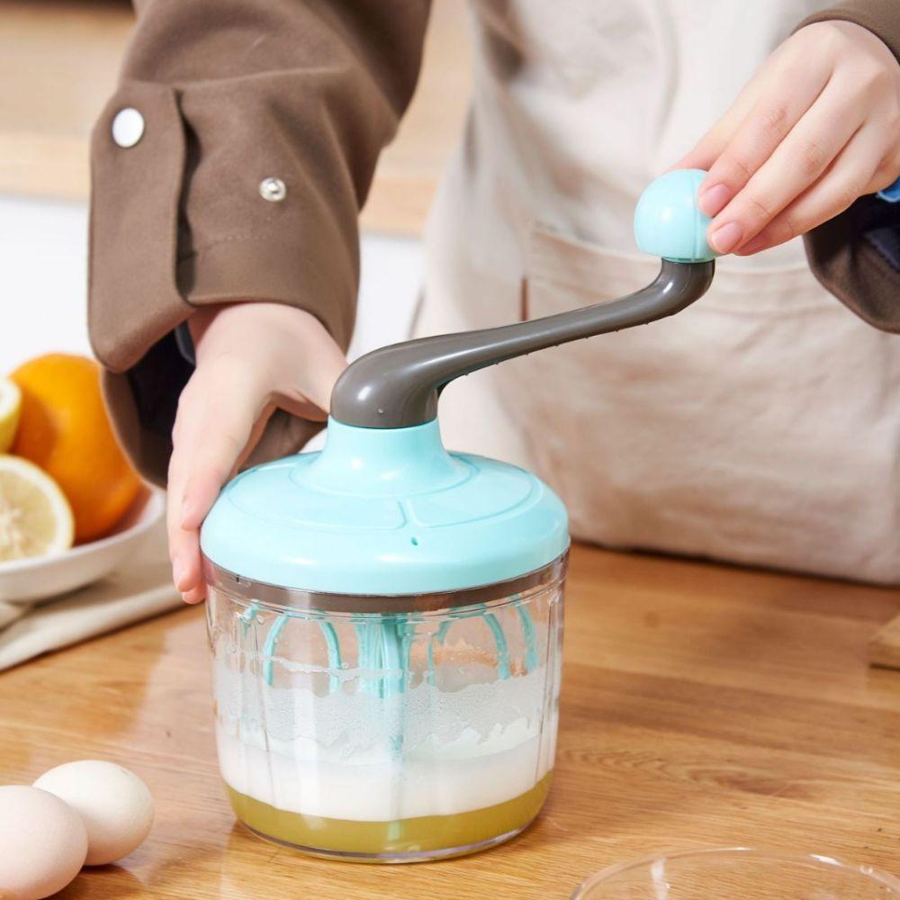 Wielofunkcyjna Ręczna Ubijaczka do Jajek, Narzędzia do Pieczenia, Mała Ręczna Ubijaczka Domowa, Maszyna do Przetwarzania Żywności, Akcesoria Kuchenne