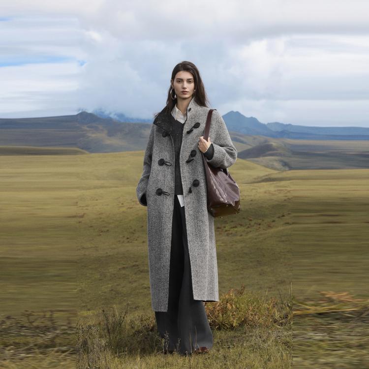 ELLE Elegant Fashionable Comfortable Versatile Long Sleeve Coat Women Coats EN52461
