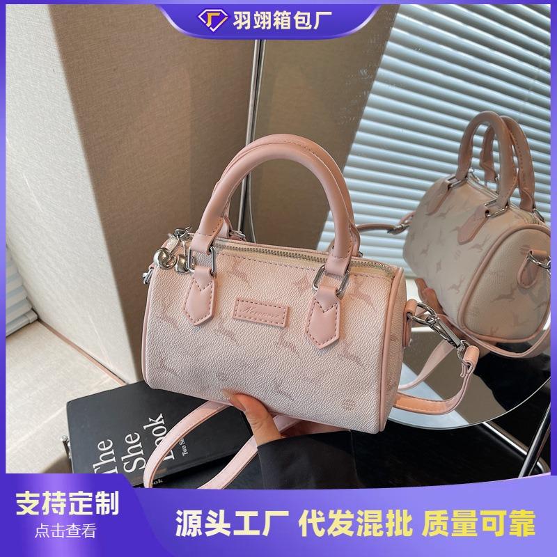 Versatile Hand Carry Small Bag Women's New Fashion Printed Pillow Bag Simple Commuter Shoulder Messenger Bag