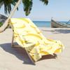 1 Stück Bananenmuster Strandtuch, Stilvolles bedrucktes Handtuch, Unverzichtbar für Outdoor-Abenteuer, Sonnenbaden, Strand, Schwimmen, Urlaubsgebrauch