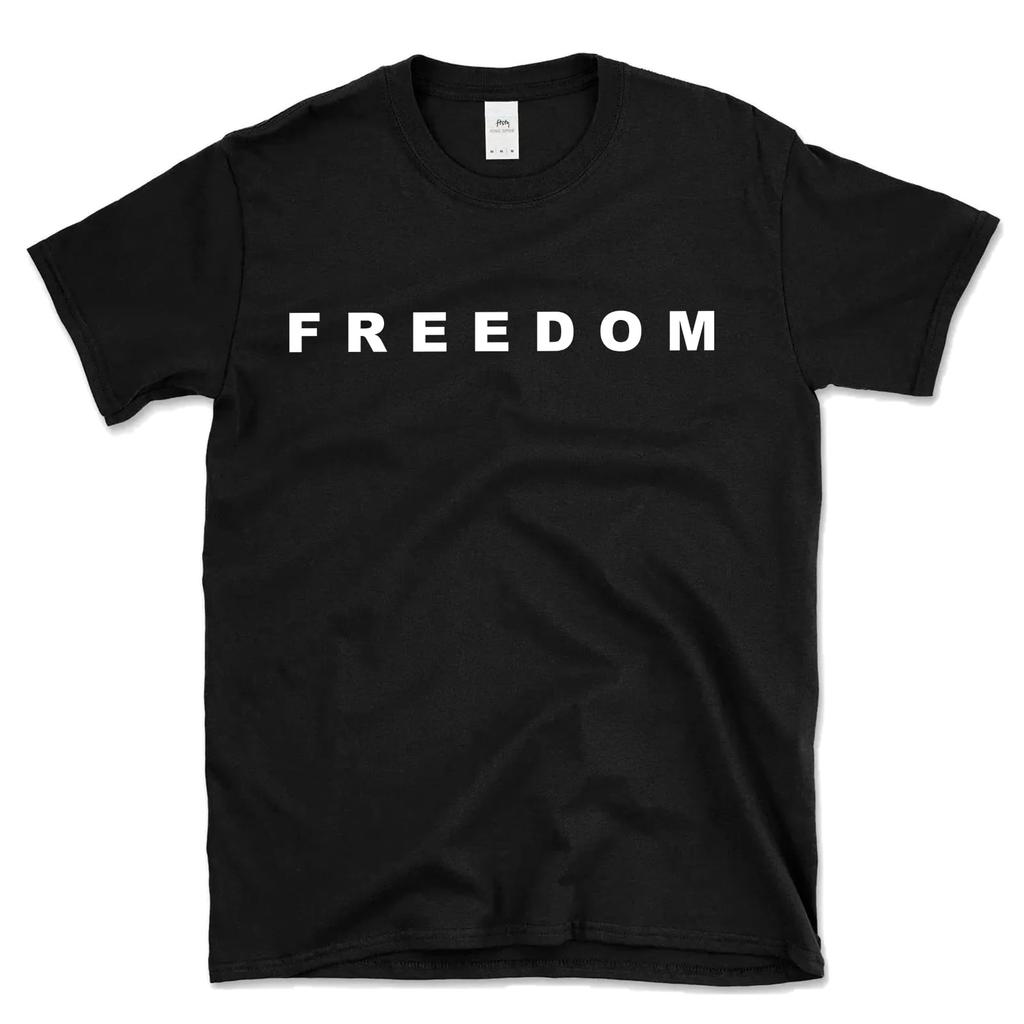 Charlie Kirk Freedom Shirt Freedom T-Shirt Unisex Charlie Kirk Merch Crewneck Short Sleeve Letter Print Graphic Tees