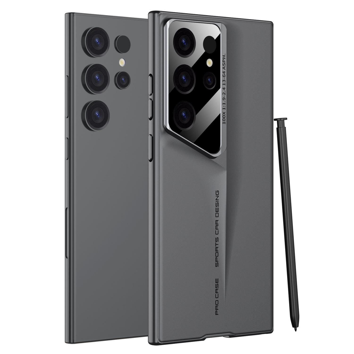 

Подходит для Samsung S23u Porsche Business Phone Case S24ultra Защитный чехол Blade Ультратонкий Матовый Простой S24Ultra