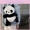 Adorable Plush Panda Backpack Large Capacity Storage Bag Children's Day Gift