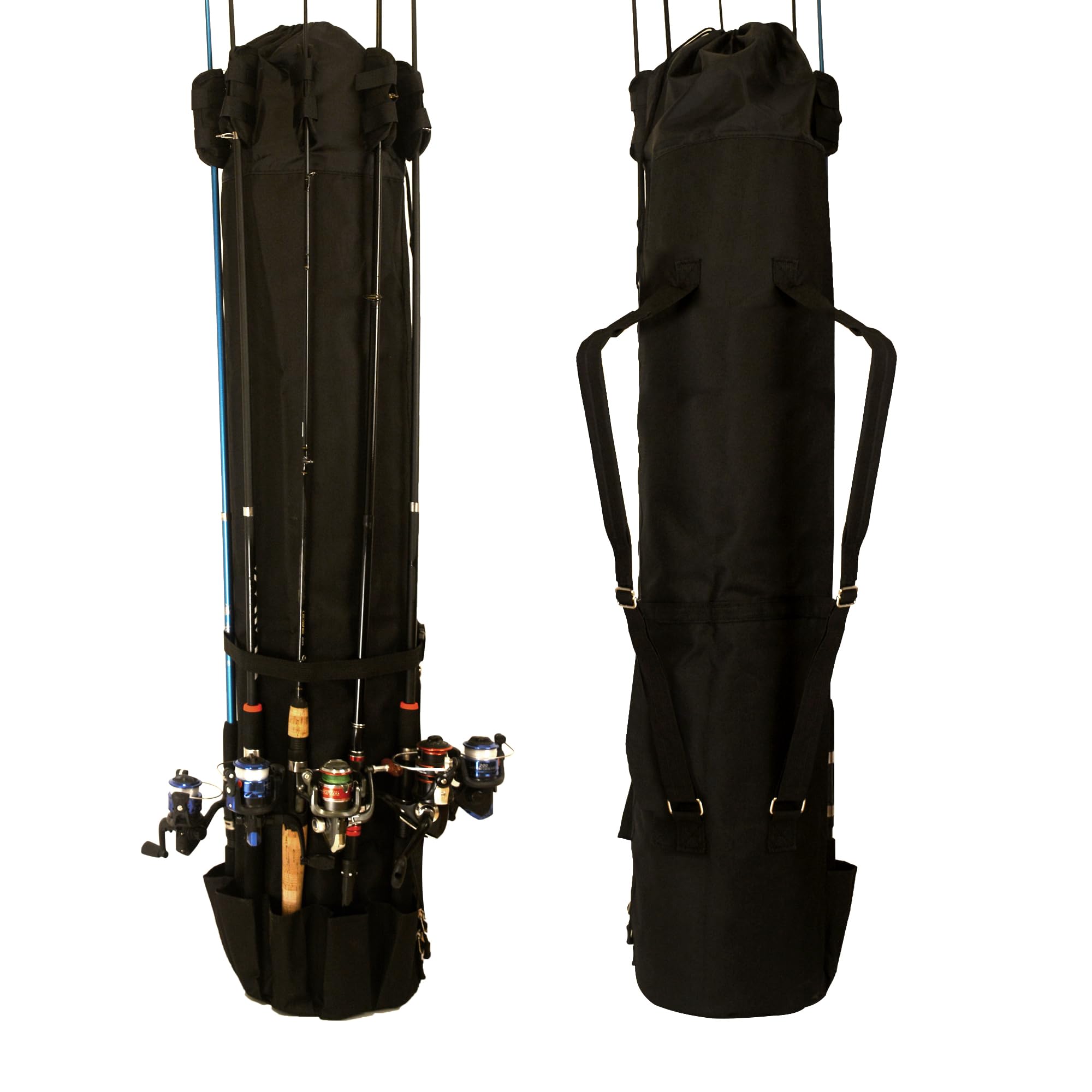 

GUNSEED Удилище Удочка Портативная Рыбалка 110см Удилище Большая 600D Оксфорд 5 Удилищ Легкий Чехол для Хранения Удилищ, Сумка, Чехол на Двойном Плече, Сумка, Сумка, Вместимость, чёрный