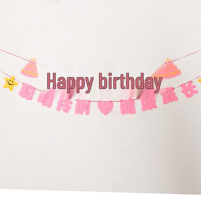 Children's Birthday Banner & Decorations for 1st to 10th Birthday Parties