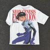 Neon Genesis Evangelion Shinji Ikari Plugsuit 01 Distressed Heavyweight Cotton TShirt Clothing Graphic Short Sleeve Unisex Women