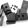 1 Set 360° Rotatable Universal KYDEX Knife Sheath Waist Clip Lightweight Wear Resistant Holder for Outdoor EDC Use
