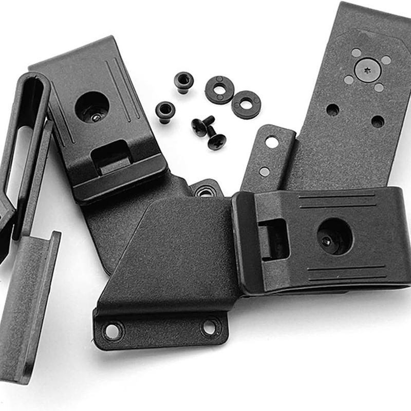 1 Set 360° Rotatable Universal KYDEX Knife Sheath Waist Clip Lightweight Wear Resistant Holder for Outdoor EDC Use