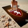 Torino Fc Crest Design Microfiber Beach Towel, Lightweight And Quick-Dry, for Summer Travel, Beach Essential, Swimming Pool