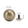50sets Versatile 10mm Diameter Rivet Kit Heavy Duty DIY Projects Leather Rivets Sphere Rivet For Leather Crafts