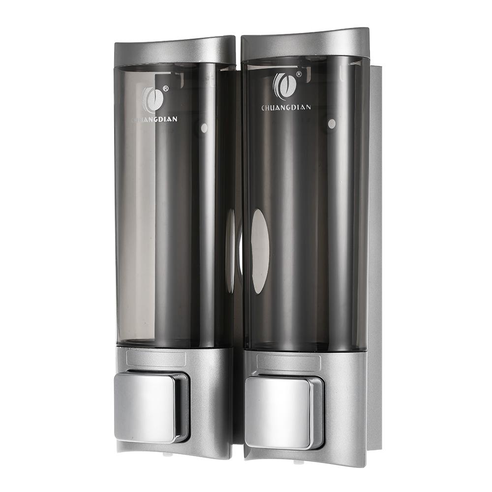 DISPENSER MANUALE SAPONE LIQUIDO SERIE BLACK IN PLASTICA COLORE NERO