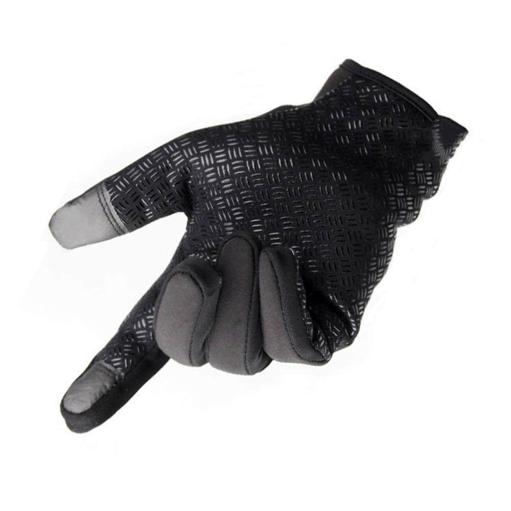 Outdoor Sports Cycling Non-slip Skiing Gloves Men and Women Touch Screen Warm Water-proof Windproof Zipper Fleece Gloves