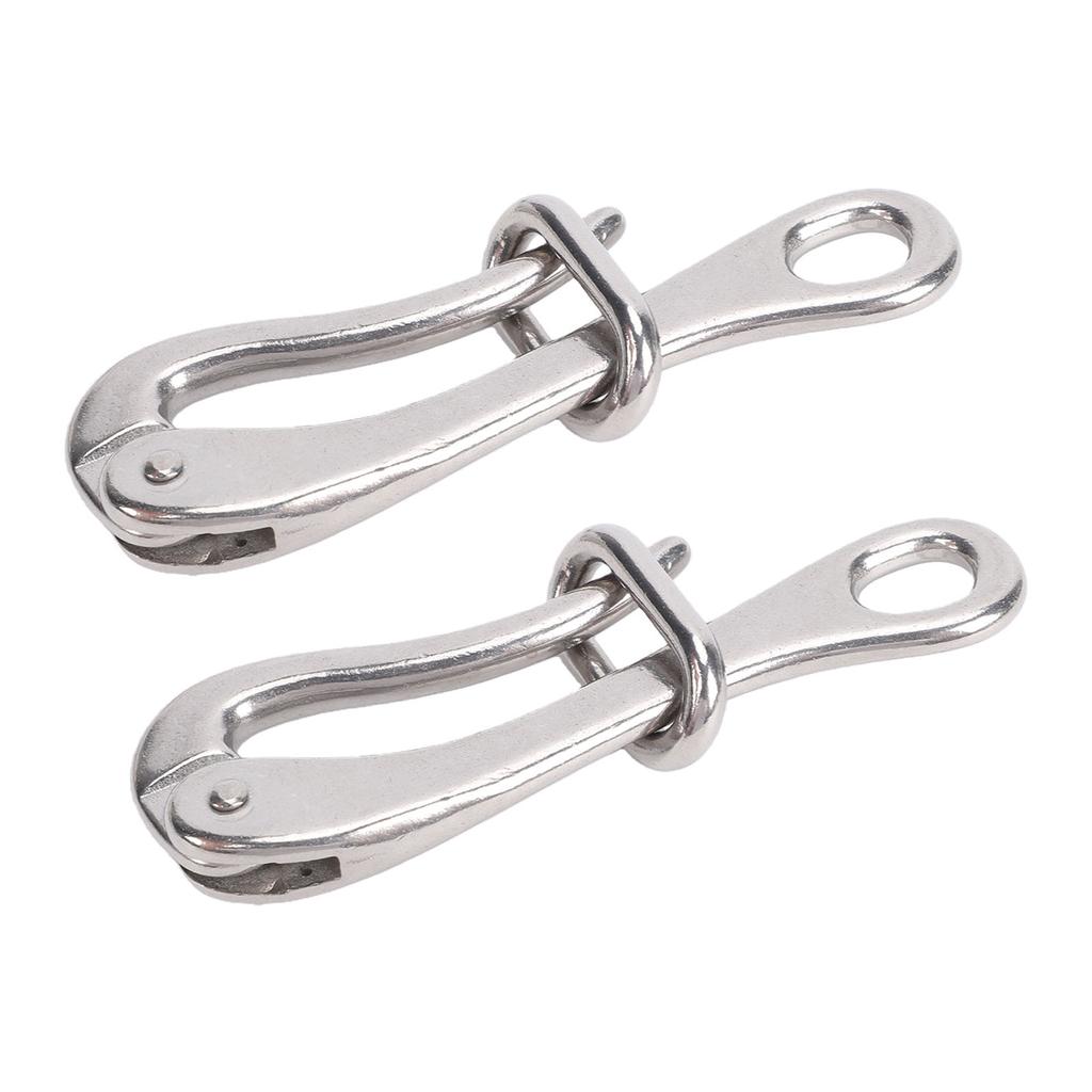Quick Release Link Boat Hooks Stainless Steel Life Rafts Ship Link Shackle Climbing Shackle for Yachts Speedboats