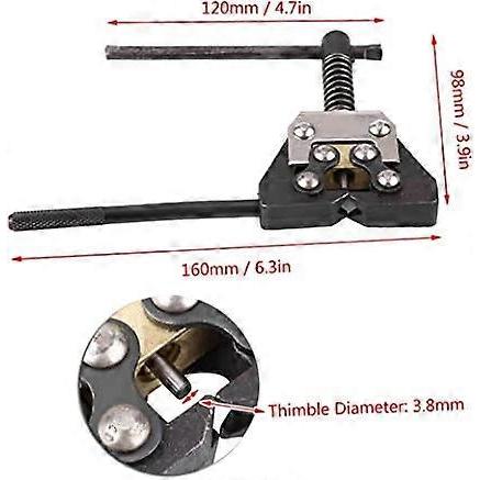 Motorcycle Chain Breaker,Alloy Steel Chain Removal Breaker Drive Splitter Cutter Link Repair Tool for Motorbike Motocross Dirt Bike ATV Chains 420/428