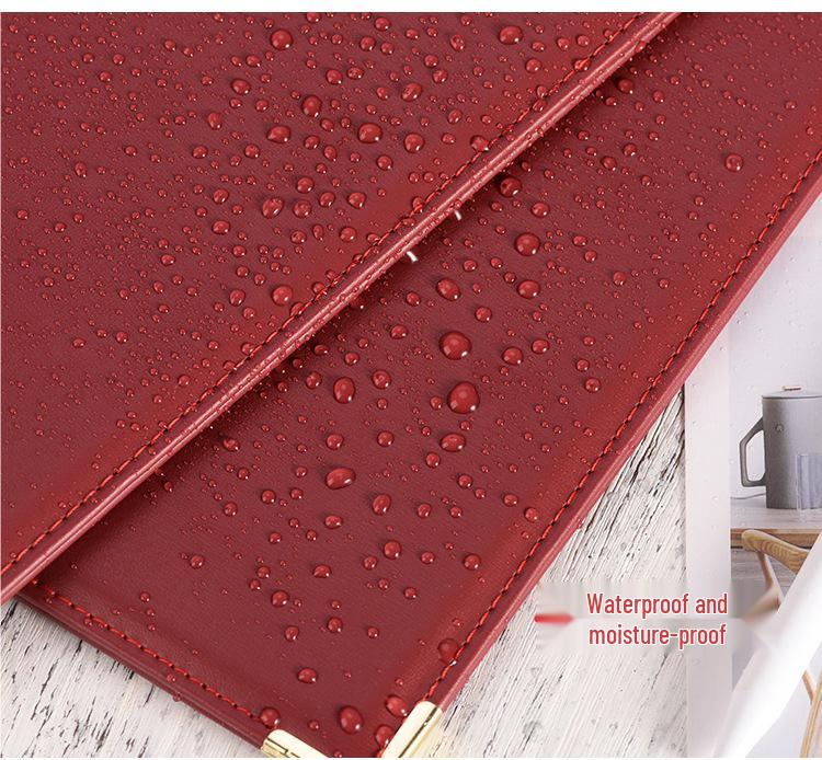A3a4 Leather Clipboard for Meetings and Document Signing