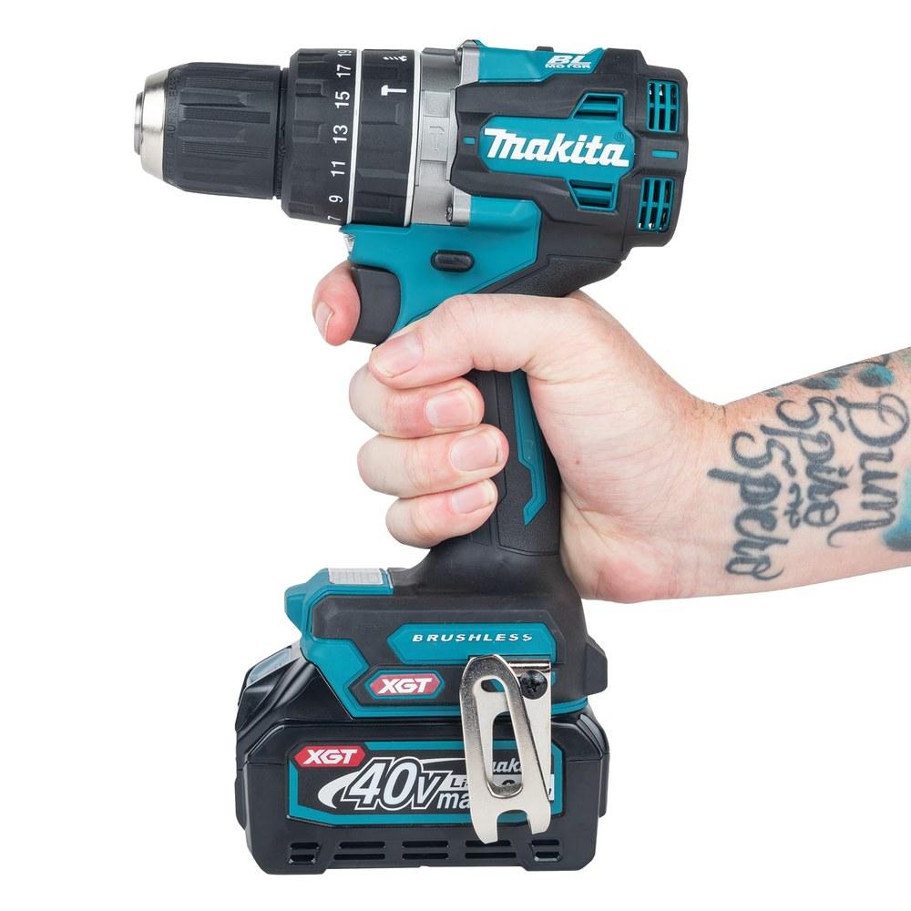 Makita 40Vmax Cordless Rotary Hammer Drill HP002GZ with Battery Charger and Case Blue