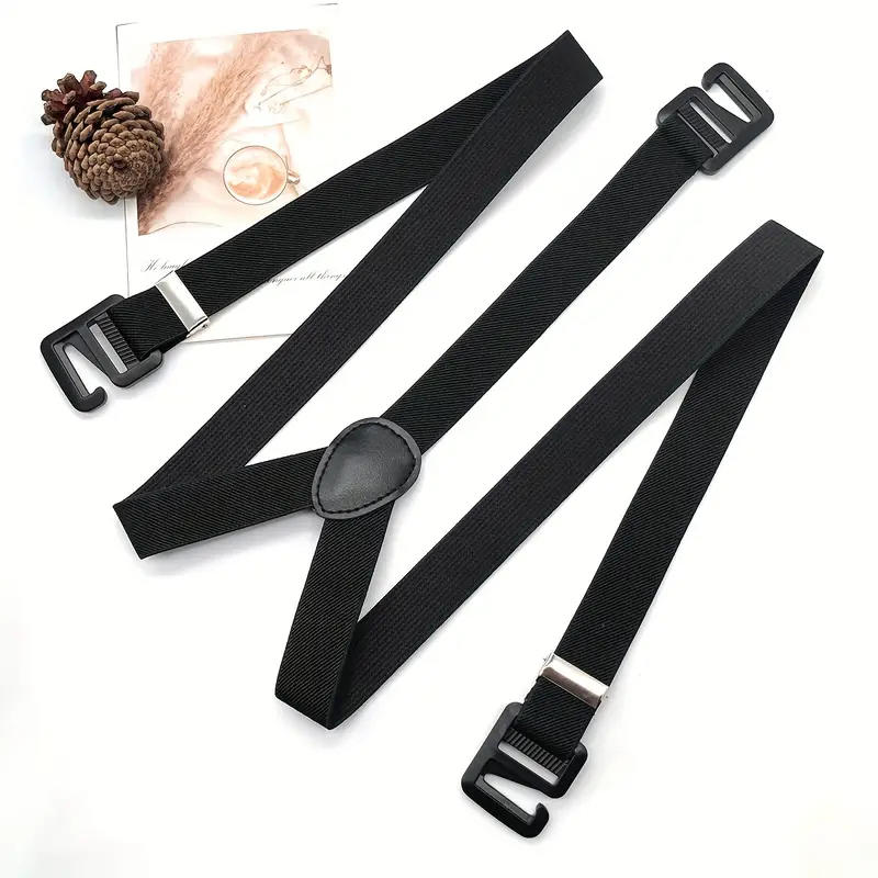 Adult Suspenders Man's Braces Elastic Casual Trousers Ligas Rave Ski Harness Fashion For Men Outdoor Hiking Straps