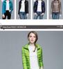 Korean Style Plus Size Womens Down Jacket Lightweight Slim Fit Stand Collar Short Autumn Winter Coat