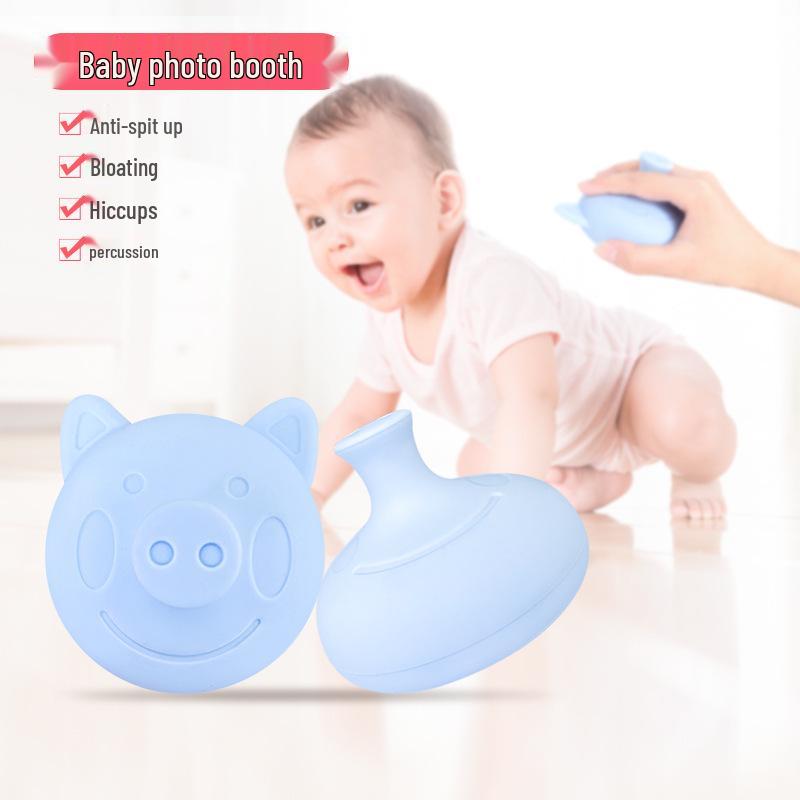 Little Pig Silicone Baby Burp and Phlegm Remover - Anti-Gas, Anti-Spit-Up Device